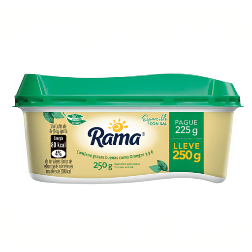 Rama Margarina con Sal 250g - Sabores Market