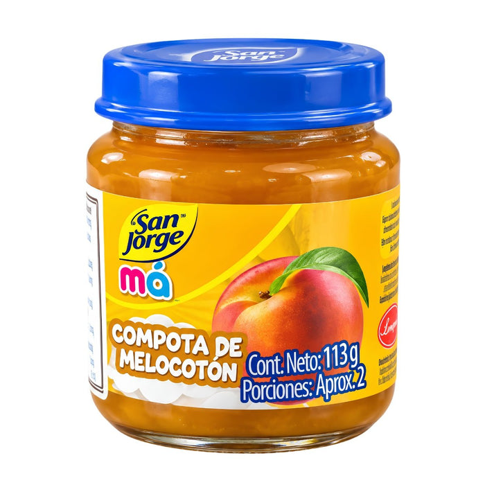 San Jorge Compota de Melocoton 113g - Sabores Market