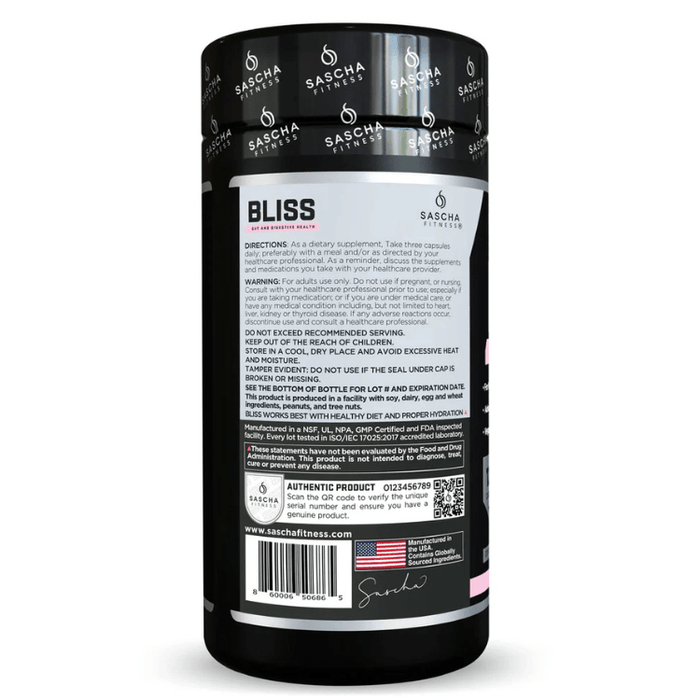 Sascha Fitness Bliss Suplemento - Sabores Market