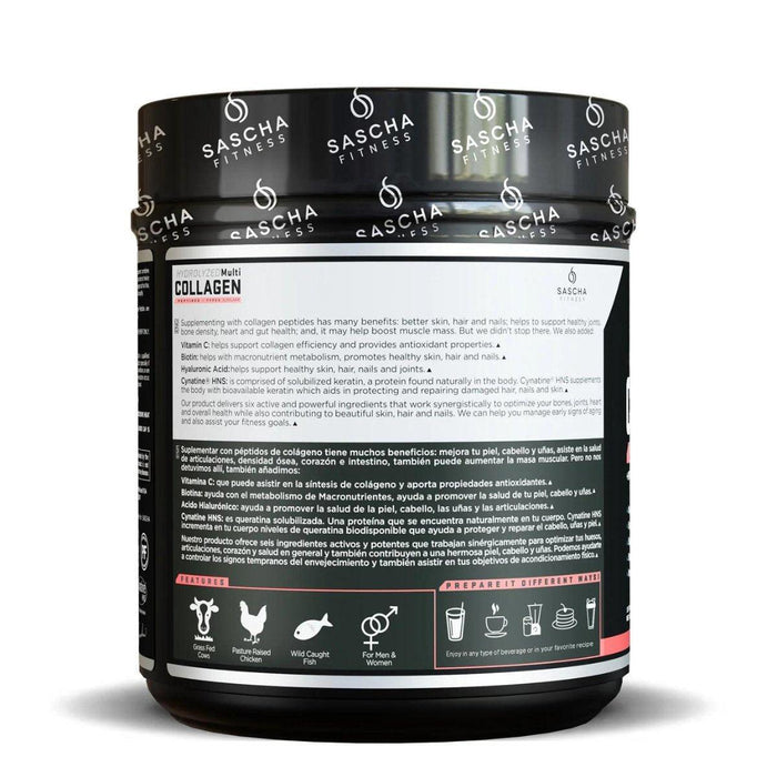 Sascha Fitness Collagen 17.28 oz - Sabores Market