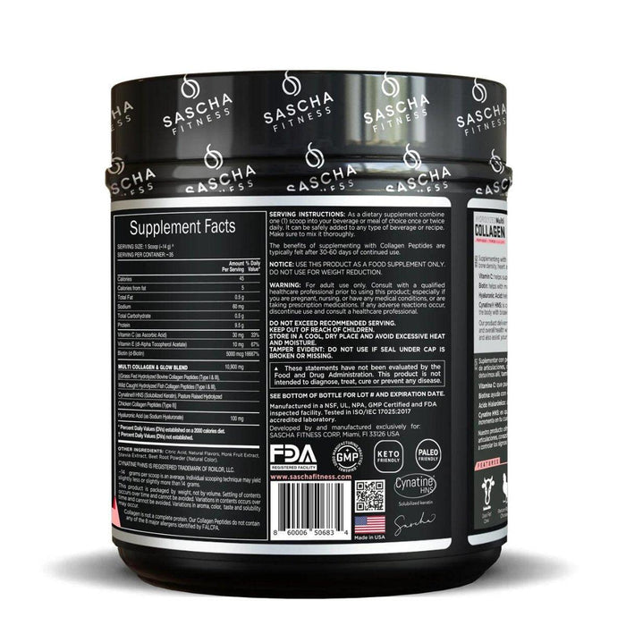 Sascha Fitness Collagen 17.28 oz - Sabores Market