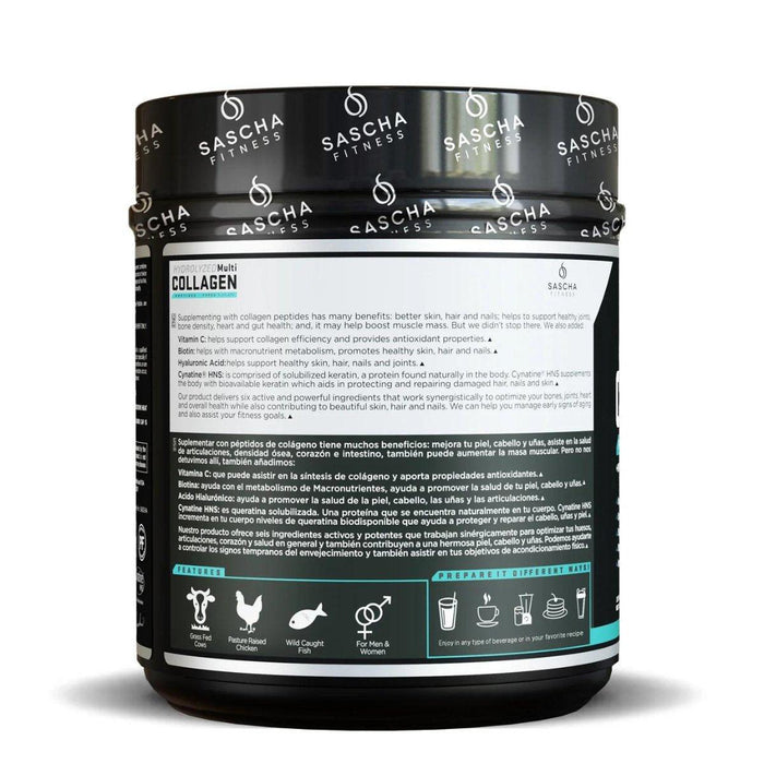 Sascha Fitness Collagen 17.28 oz - Sabores Market