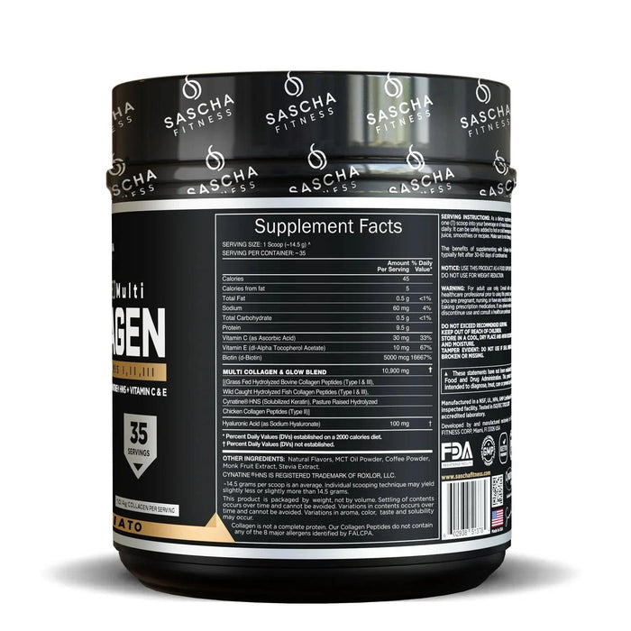 Sascha Fitness Collagen 17.28 oz - Sabores Market