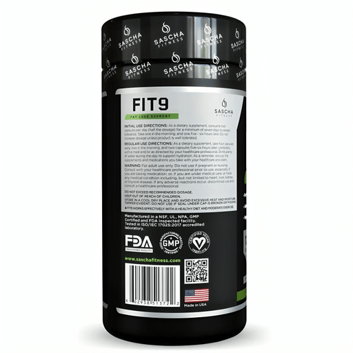 Sascha Fitness Fit 9 Suplemento - Sabores Market