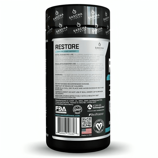 Sascha Fitness Restore Suplemento - Sabores Market