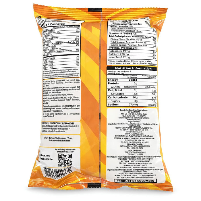 Su Sabor Besitos Pasabocas de Queso 30g - Sabores Market