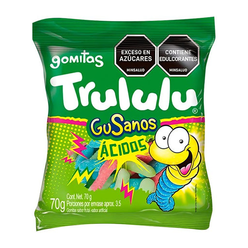 Trululu Gusanos Acidos - Sabores Market