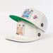 VEN - Venezuela Flat Snapback White/Brown - Sabores Market