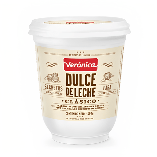 Verónica Dulce de Leche Clasico 400g - Sabores Market