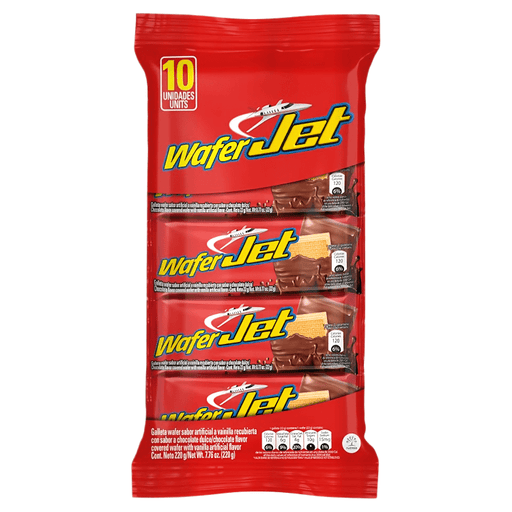 Wafer Jet - 10 Unidades - Sabores Market