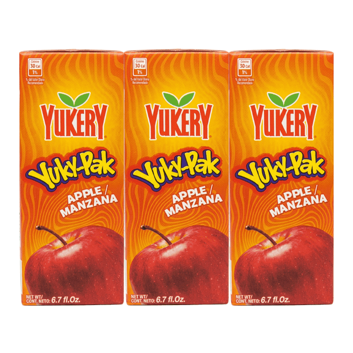 Yukery Yuky - Pak Manzana - Tri - pack - Sabores Market
