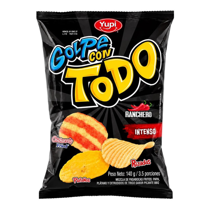 Yupi Golpe con Todo Ranchero intenso 140g - Sabores Market