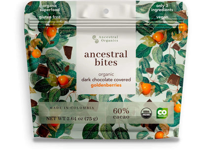 Ancestral Organic Dark Chocolate Covered Goldenberry - Sabores Market