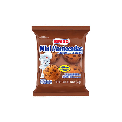 Bimbo Mini Mantecadas Con Chocolate x 4 - Sabores Market
