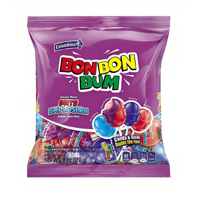 Bon Bon Bum Berry Explosion - 10 Unidades - Sabores Market
