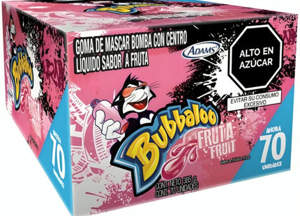 Bubbaloo Fruta - 70 Unidades - Sabores Market