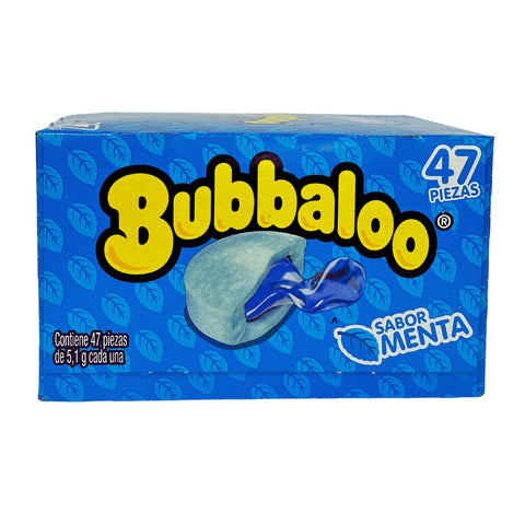 Bubbaloo Menta Box - 47 Unidades - Sabores Market