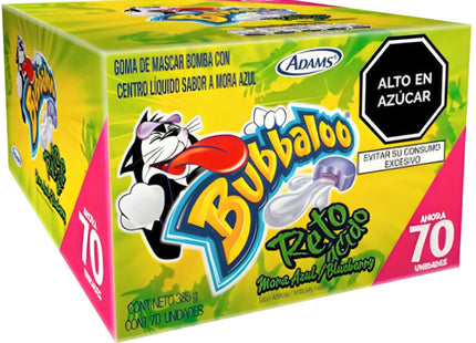 Bubbaloo Reto Acido - 70 Unidades - Sabores Market