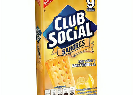 Club Social Mantequilla Pack - 9 Unidades - Sabores Market