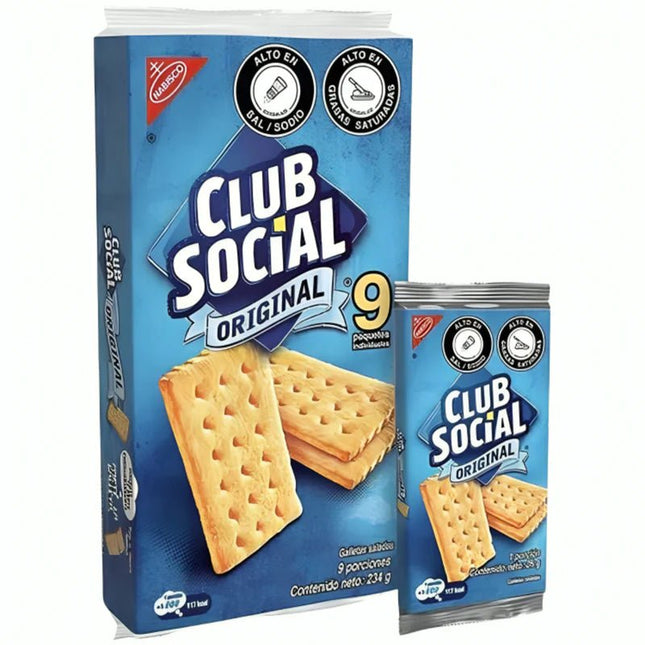 Club Social Original - 9 Paquetes - Sabores Market