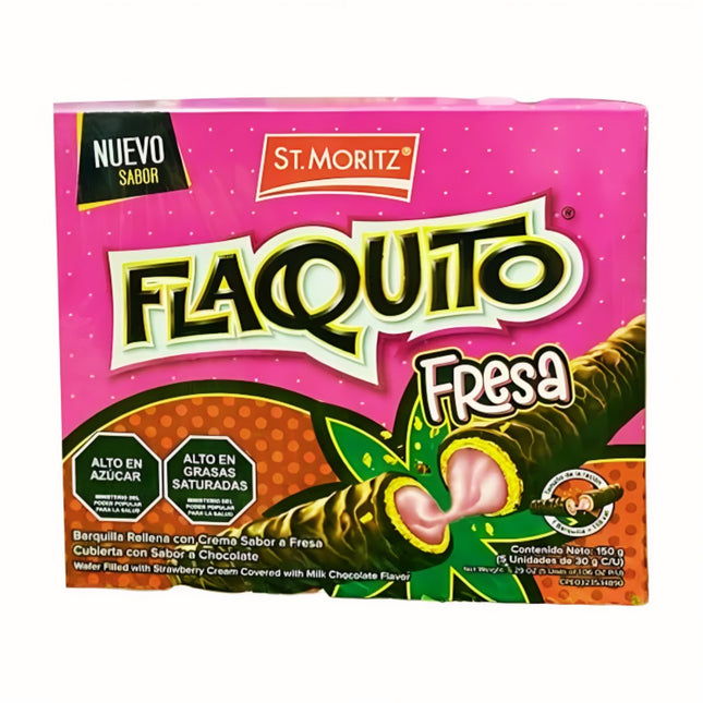 Flaquito Fresa - 5 Unidades - Sabores Market