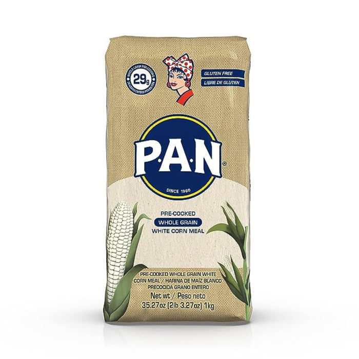 Harina PAN Whole White Corn 1 Kg - Sabores Market