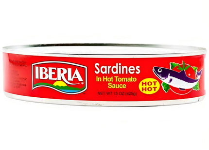 Iberia Sardines in Hot Tomate Sauce 15 Oz - Sabores Market