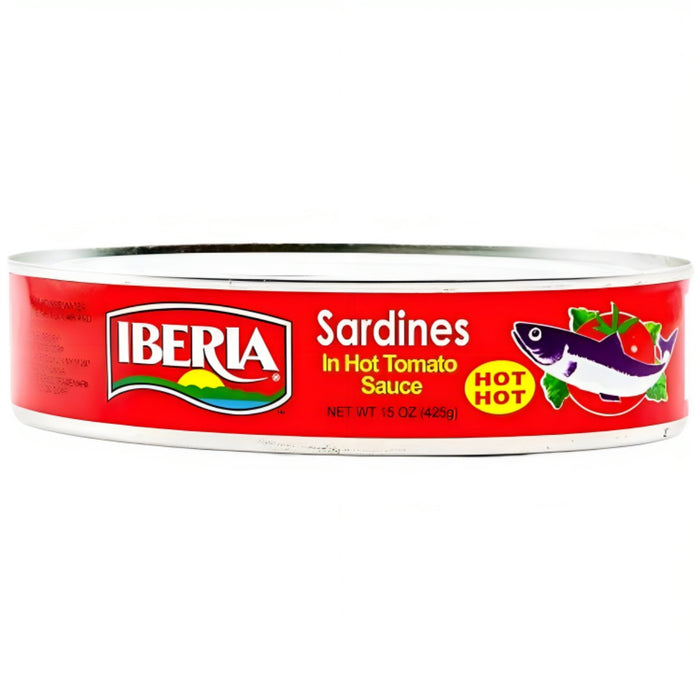 Iberia Sardines in Hot Tomate Sauce 15 Oz - Sabores Market