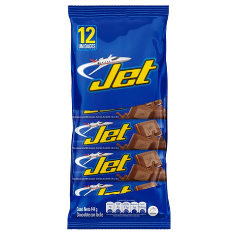 Jet Chocolatina - 12 Unidades - Sabores Market