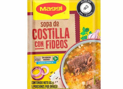 Maggi Sopa de Costilla Con Fideos 65g - Sabores Market