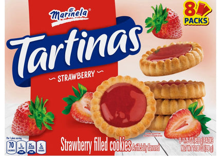 Marinela Tartinas Strawberry - 8 Packs - Sabores Market
