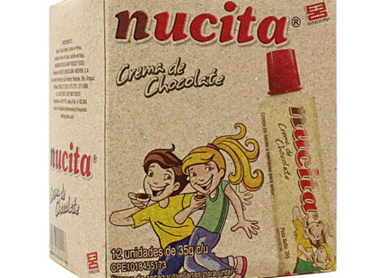 Nucita Crema De Chocolate Tubito Box - 12 Unidades - Sabores Market