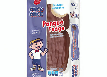 Once Once Paque Fudge Vainilla Pack - 6 Unidades - Sabores Market