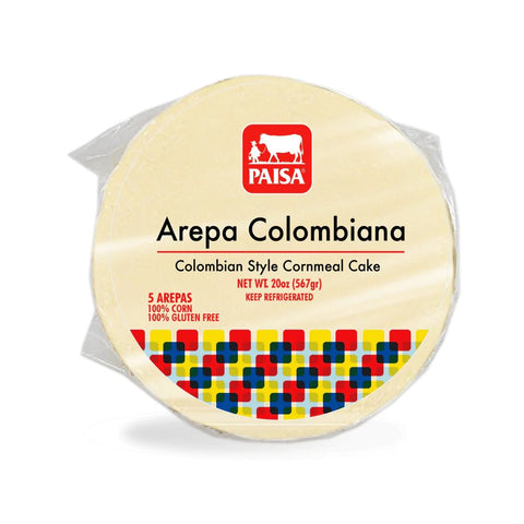 Paisa Arepa Colombiana - 5 Unidades - Sabores Market
