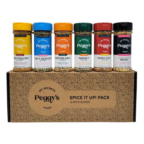Peggys Spice It Up Pack - 6 Blends - Sabores Market