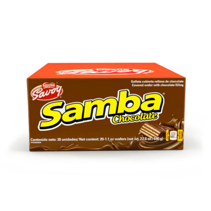 Samba Chocolate Box - 20 Unidades - Sabores Market