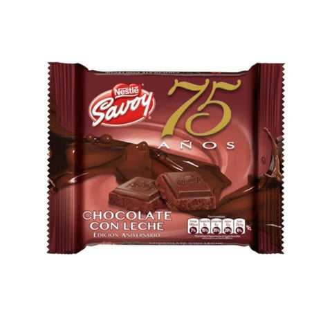 Savoy Carre Chocolate Con Leche 100g - Sabores Market