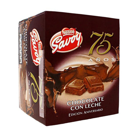 Savoy Carre Chocolate Con Leche Box - 10 Unidades - Sabores Market