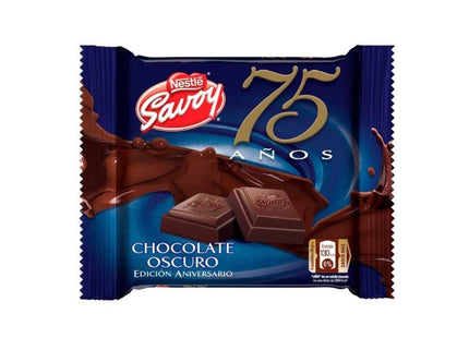 Savoy Carre Chocolate Oscuro 100g - Sabores Market