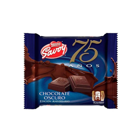 Savoy Carre Chocolate Oscuro 100g - Sabores Market
