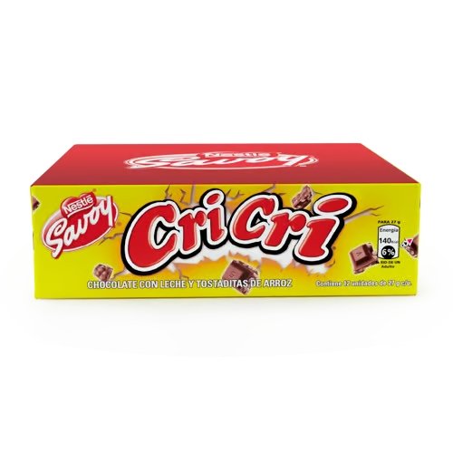 Savoy Cri Cri Box - 12 Unidades - Sabores Market