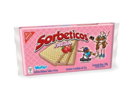 Sorbeticos Fresa Pack - 4 Unidades - Sabores Market